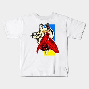 Spanish dancer with castanet Kids T-Shirt